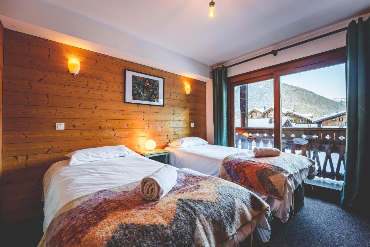 Les Dents Blanches Hostel Morzine Buitenkant foto